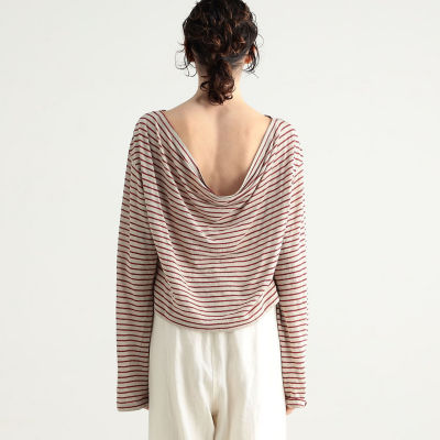 MATTEAU/マトー リネン ショートトップス ベストセラー 商品ファッション - MATTEAU/マトー リネン