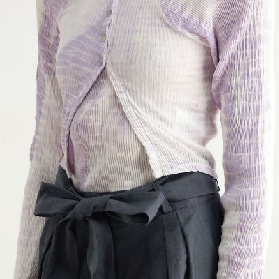 タイダイコットン ショートカーディガン | maison TOMORROWLAND