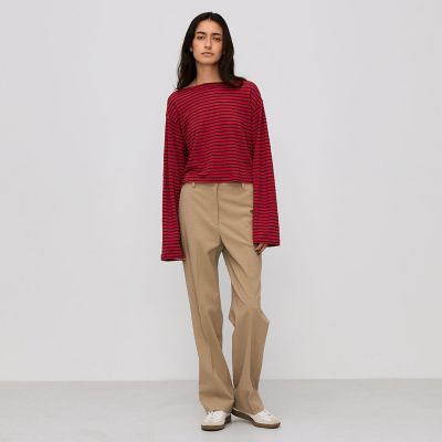 新品 イタリア製 ISABEL BENENATO リネン ニット カットソー L ISABEL BENENATO | boutiqueW