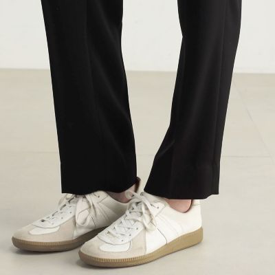 ジョーゼットサテン　ストレートパンツ