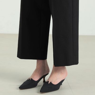 ポリエステルウール　ワイドカーゴパンツ