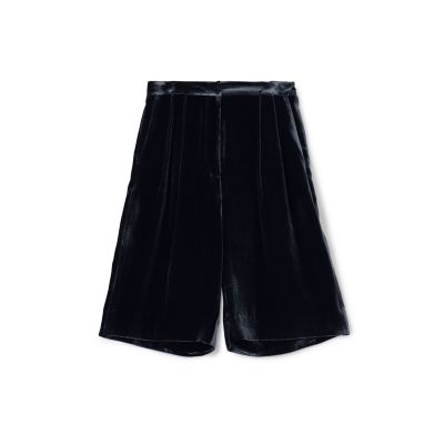 レーヨンシルクベルベットリラックスショーツ