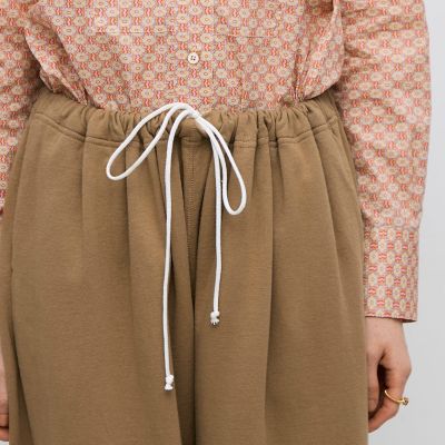 ソフトコットン オーバースウェットパンツ | maison