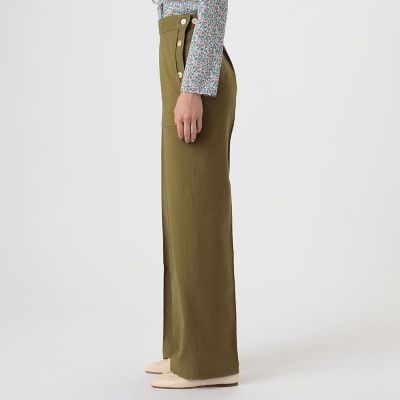 コットンレーヨンネップツイード　パンツ