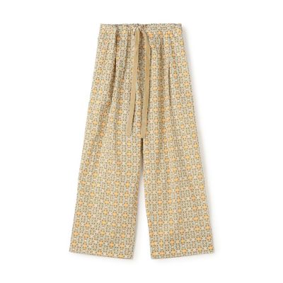 maison TOMORROWLAND/メゾン トゥモローランド サマーリバティ　コットンギャザーパンツ