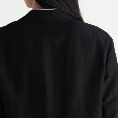 ウールリネンギャバジン テーラードジャケット | maison