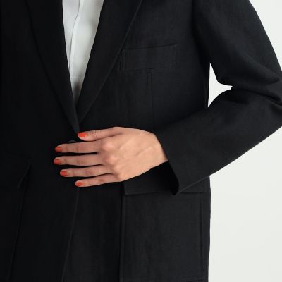 五大陸リネンメランジ、ウール素材テーラードジャケットA6 五大陸リネンメランジ、ウール素材テーラードジャケットA6