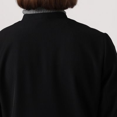 ポリエステルレーヨン リラックスノーカラージャケット | maison