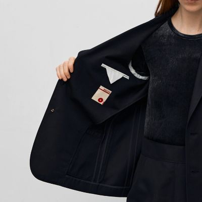 ウールシルク テーラードジャケット | maison TOMORROWLAND