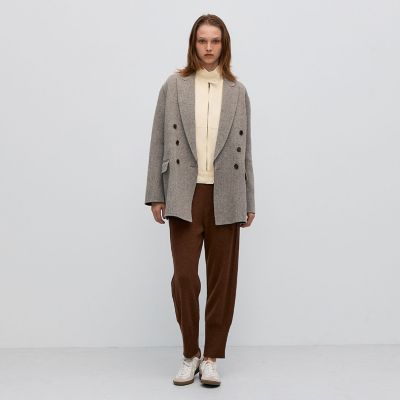ADORE リバージャケット コート ダブルフェイス グレー 38 ADORE リバージャケット コート ダブルフェイス グレー 38 ADORE