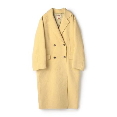 CABaN ウールギャバジン スタンドカラーコート ベージュ Sサイズ CABaN ウールギャバジン スタンドカラーコート