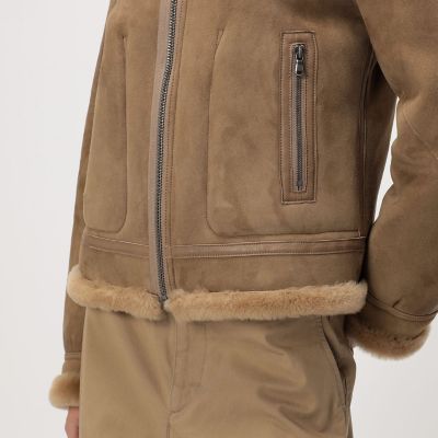 ラムレザー ムートンジャケット | maison TOMORROWLAND/メゾン