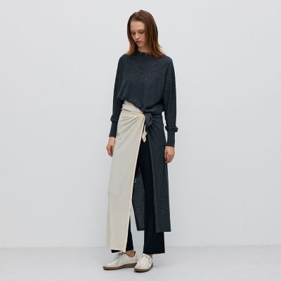 スパークルファインウール ニットスカーフ | maison TOMORROWLAND