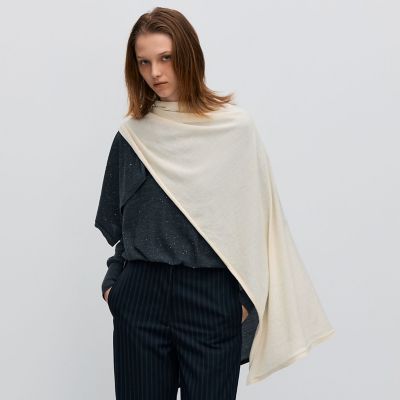 スパークルファインウール ニットスカーフ | maison TOMORROWLAND