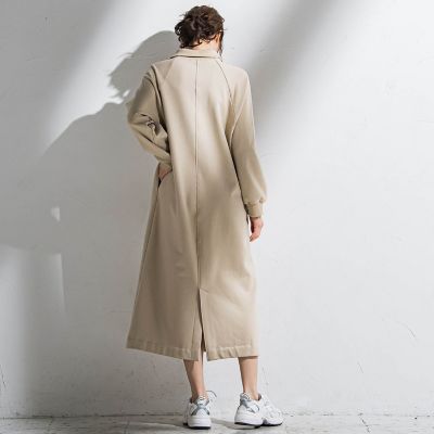 裏毛ロングワンピース≪洗濯機で洗える≫