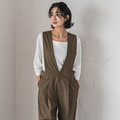 オールインワンワイドパンツ
