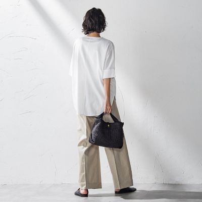 【ＶＩＯＬＡｄＯＲＯ】イタリアンラフィアシート２ＷＡＹトートバッグ