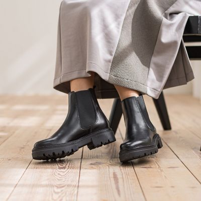 ＜la.f...（Women）＞【ＥＮＥＳＳ】サイドゴアブーツ