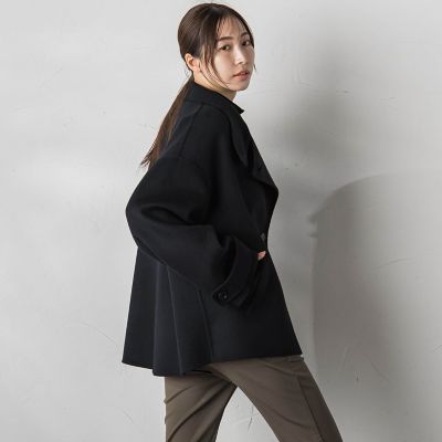 両面シャルムリバーショート丈コート | la.f（Women）/ラ