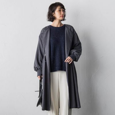 ＜la.f...（Women）＞【ＷＥＢ限定】”品よく軽やかに羽織れる”ライトコート