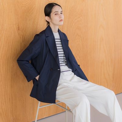 ＜la.f...（Women）＞メモリータフタショート丈ライトアウター≪洗濯機で洗える≫
