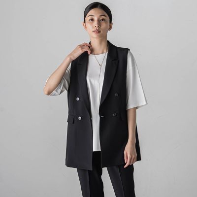 【カタログ掲載】ドライギャバストレッチジレ≪手洗い可能／セットアップ対応≫