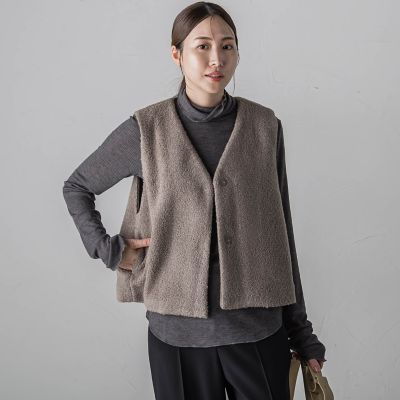 ウールブレンドボアジレ