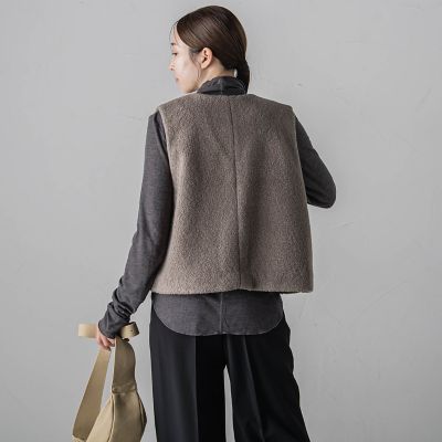 ウールブレンドボアジレ
