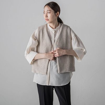 ウールブレンドボアジレ