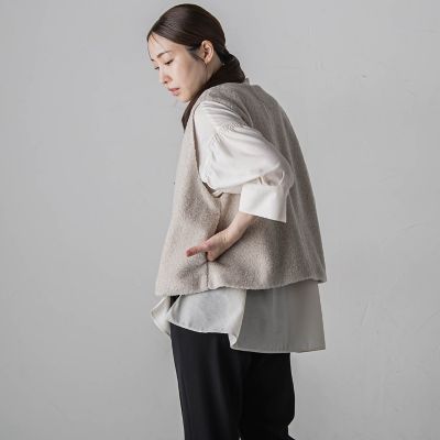 ウールブレンドボアジレ