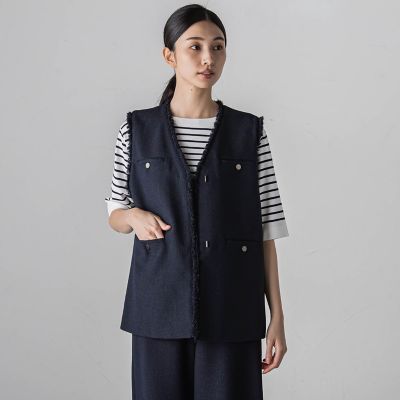 【カタログ掲載】ノンウールツィードジレ≪セットアップ対応≫