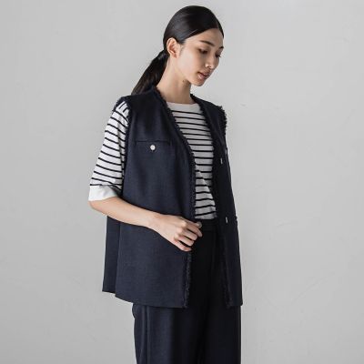 【カタログ掲載】ノンウールツィードジレ≪セットアップ対応≫