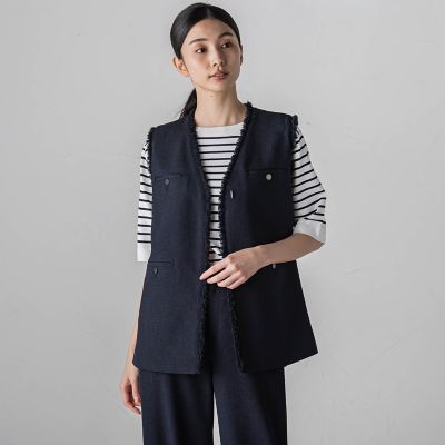 【カタログ掲載】ノンウールツィードジレ≪セットアップ対応≫