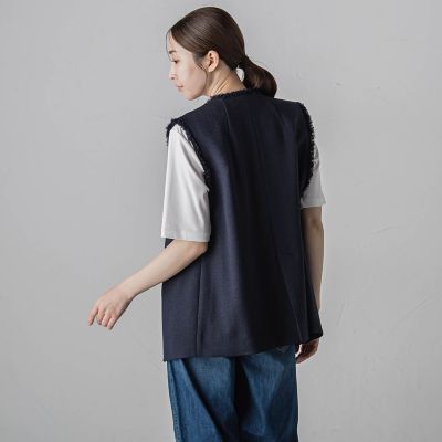 【カタログ掲載】ノンウールツィードジレ≪セットアップ対応≫