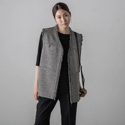【カタログ掲載】ノンウールツィードジレ≪セットアップ対応≫