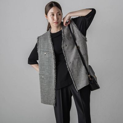 【カタログ掲載】ノンウールツィードジレ≪セットアップ対応≫