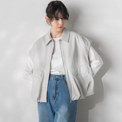 ラエフla.f リバーシブルブルゾン