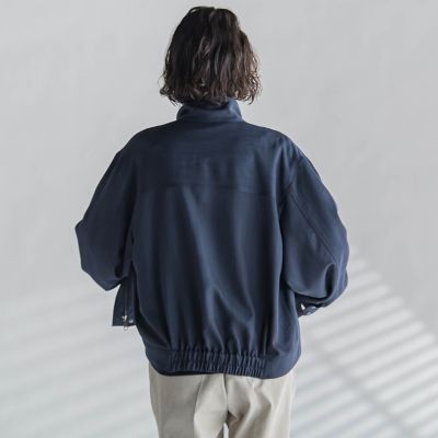スタンドカラーデニムブルゾン≪洗濯機で洗える≫ | la.f (Women