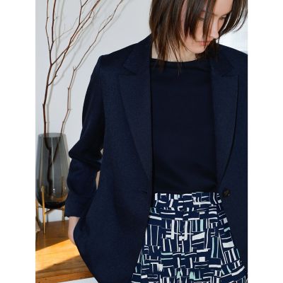 麻調テーラードジャケット≪手洗い可能≫ | la.f（Women）/ラ