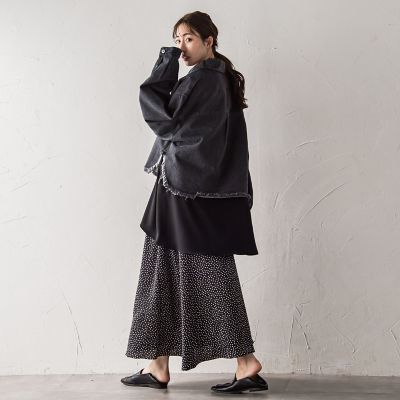 極美品✨定価１.２万❤️　ブラック　洗える　スーパーストレッチデニムジャケット◇ 極美品✨定価1.2万❤️ ブラック 洗える スーパーストレッチ