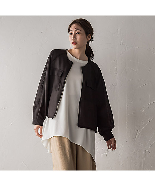 WEB限定】メッシュブルゾン | la.f(Women)/ラ エフ WEB限定】メッシュブルゾン | la.f(Women)/ラ エフ