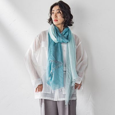 ポケット付きシアーシャツジャケット≪洗濯機で洗える≫