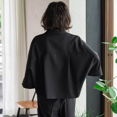 【ＷＥＢ限定】五分袖ショートジャケット≪洗濯機で洗える≫