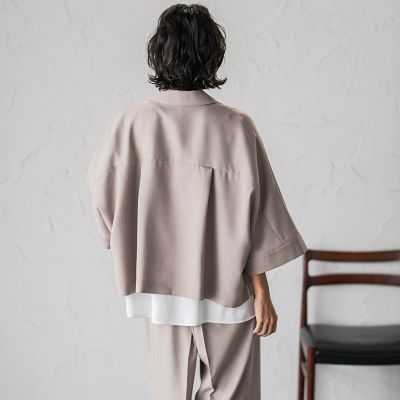 【ＷＥＢ限定】五分袖ショートジャケット≪洗濯機で洗える≫