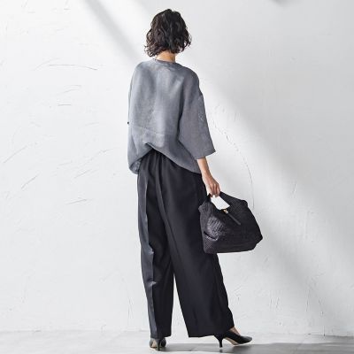 シャンブレーメッシュブルゾン≪手洗い可能≫