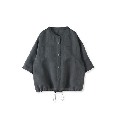 シャンブレーメッシュブルゾン≪手洗い可能≫