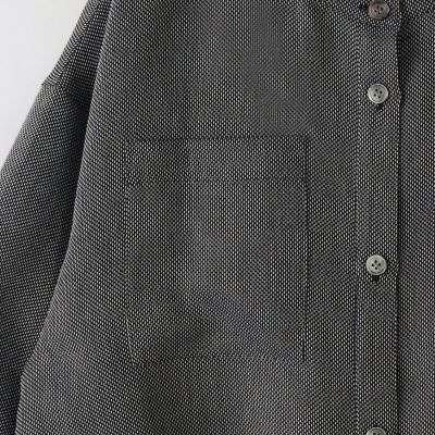 シャンブレーメッシュブルゾン≪手洗い可能≫