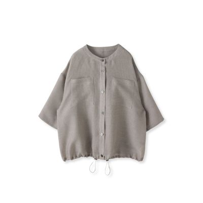 シャンブレーメッシュブルゾン≪手洗い可能≫