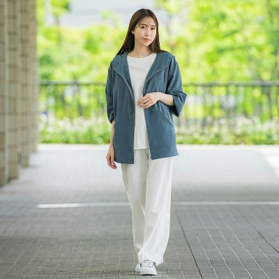 ラエフ　洗えるフードショートコート≪速乾/撥水/洗濯機で洗える≫ ラエフ 洗えるフードショートコート≪速乾/撥水/洗濯機で洗える≫