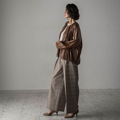 フェイクレザーブルゾン≪手洗い可能≫ | la.f（Women）/ラ エフ